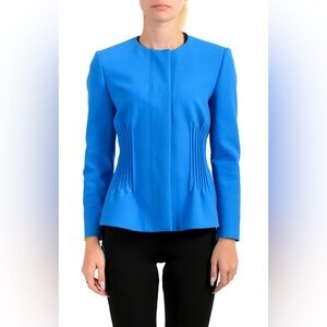 Hugo Boss Women's "Jetucka" Royal Blue Button Down Blazer